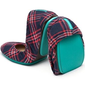 TIEKS The Ballet Flat Heritage Plaid Slip On Flats Shoes